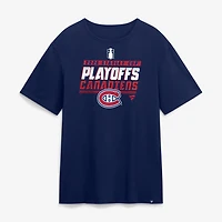 Men's Fanatics  Navy Montreal Canadiens 2026 Stanley Cup Playoffs T-Shirt