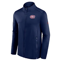 Men's Fanatics Navy Montreal Canadiens Authentic Pro Full-Zip Jacket