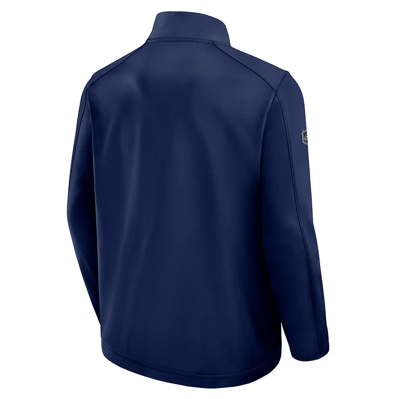 Men's Fanatics Navy Montreal Canadiens Authentic Pro Rink Full-Zip Jacket