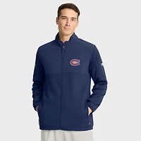 Men's Fanatics Navy Montreal Canadiens Authentic Pro Rink Full-Zip Jacket