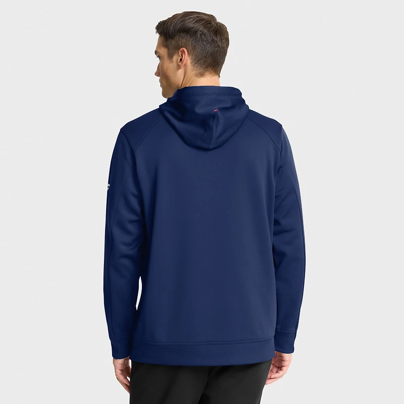 Men's Fanatics Navy Montreal Canadiens Authentic Pro Rink Hoodie