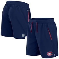 Men's Fanatics Navy Montreal Canadiens Authentic Pro Rink Performance Shorts