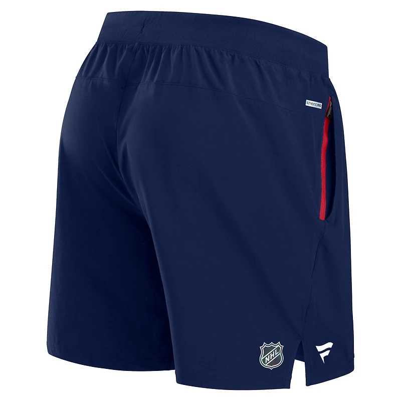 Men's Fanatics Navy Montreal Canadiens Authentic Pro Rink Performance Shorts