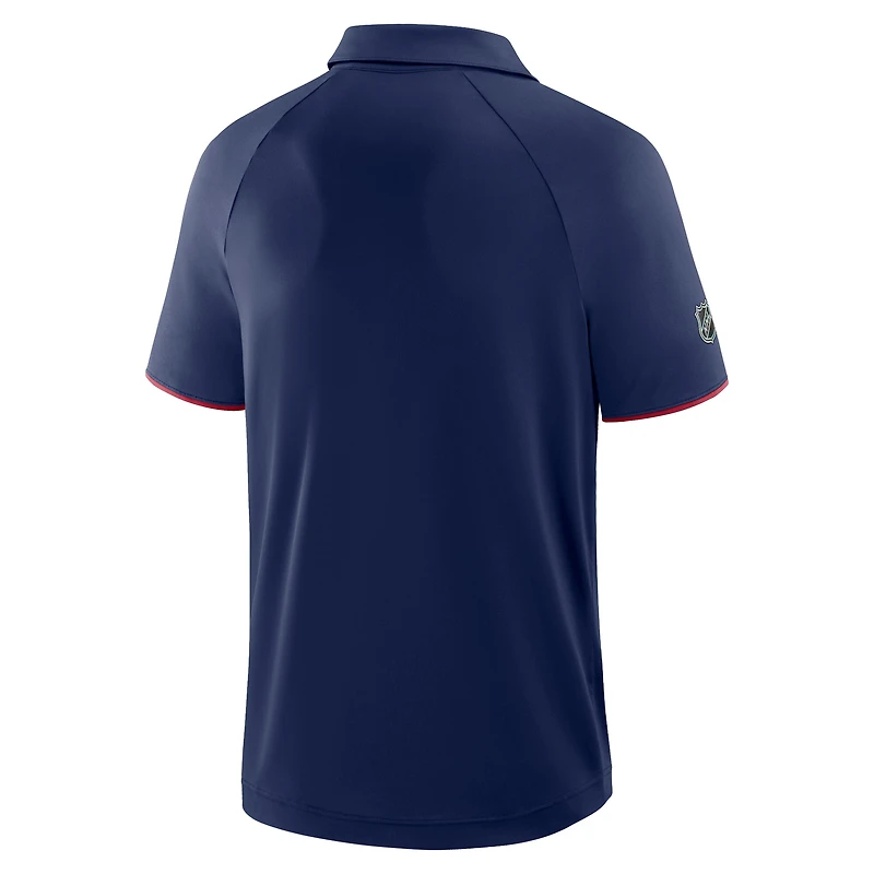Polo raglan authentique Pro Rink des Canadiens de Montréal pour homme, bleu marine, Fanatics