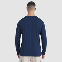 Men's Fanatics Navy Montreal Canadiens Authentic Pro Rink Tech Long Sleeve T-Shirt