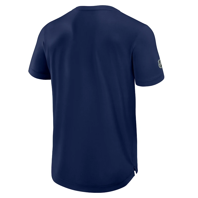 Men's Fanatics Navy Montreal Canadiens Authentic Pro Rink Tech T-Shirt