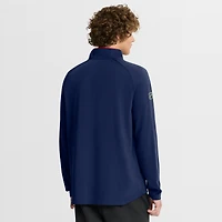 Pull d'entraînement à glissière quart de tour authentique Pro Rink des Canadiens Montréal pour hommes Fanatics bleu marine