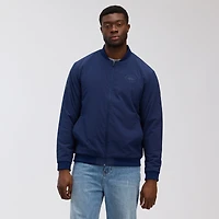 Blouson aviateur léger à fermeture éclair intégrale Fanatics bleu marine pour homme, Authentic Pro Road des Canadiens de Montréal