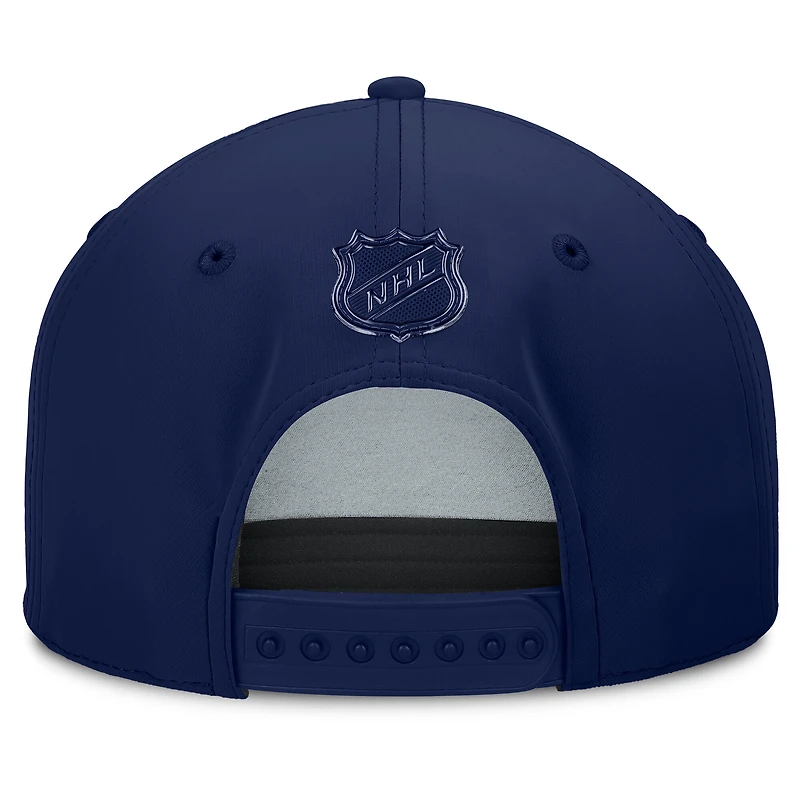 Casquette Snapback authentique Pro Road des Canadiens de Montréal pour homme, bleu marine