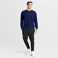 Men's Fanatics Navy Montreal Canadiens Authentic Pro Road Tri-Blend Sweatshirt