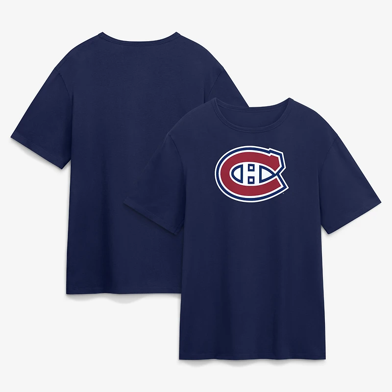Men's Fanatics Navy Montreal Canadiens Essential Legacy T-Shirt