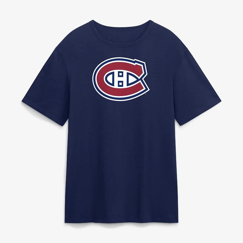 Men's Fanatics Navy Montreal Canadiens Essential Legacy T-Shirt