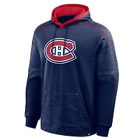 Sweat à capuche bleu marine Fanatics pour homme, gardien de but, défenseur, Canadiens Montréal