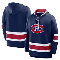 Men's Fanatics Navy Montreal Canadiens Prime Time Fleece Hoodie