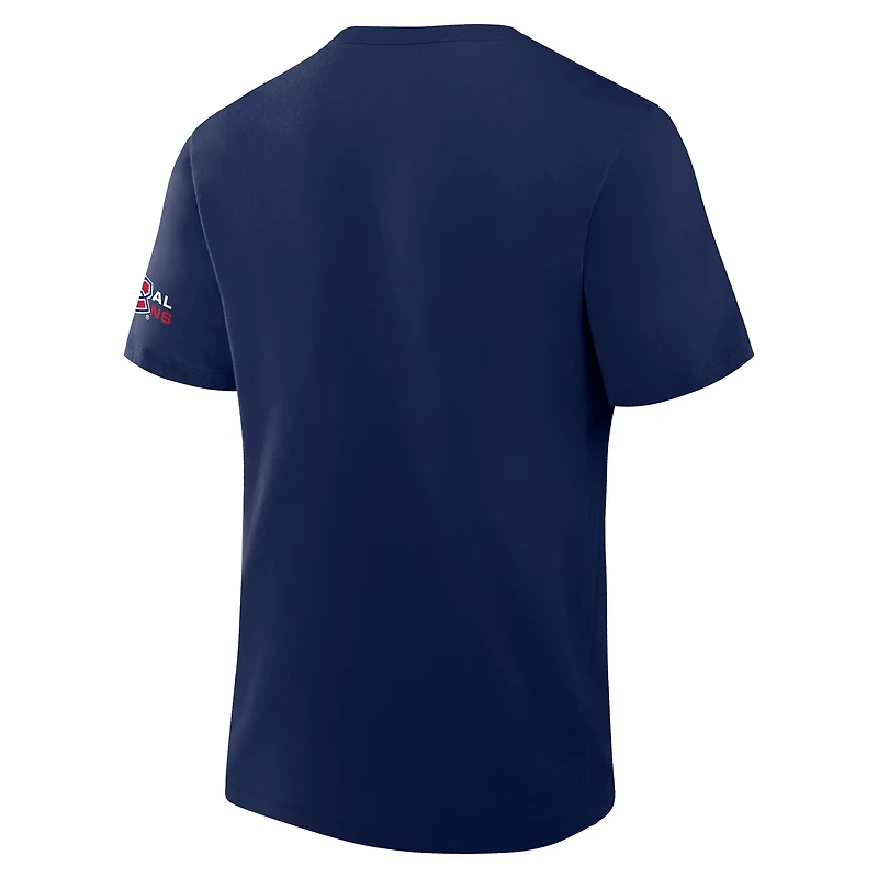 T-shirt Fanatics bleu marine pour homme, équipe Vision Legacy des Canadiens de Montréal