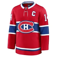 Maillot de joueur à domicile rouge des Canadiens Montréal Fanatics Nick Suzuki pour hommes