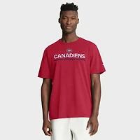 T-shirt authentique Pro Primary rouge des Canadiens de Montréal pour hommes