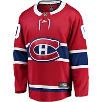 Men's Fanatics Red Montreal Canadiens Breakaway - Custom Jersey