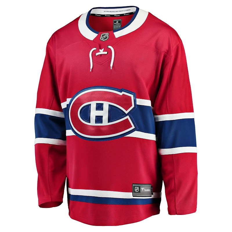 Maillot domicile Breakaway rouge des Canadiens de Montréal pour hommes (Fanatics)
