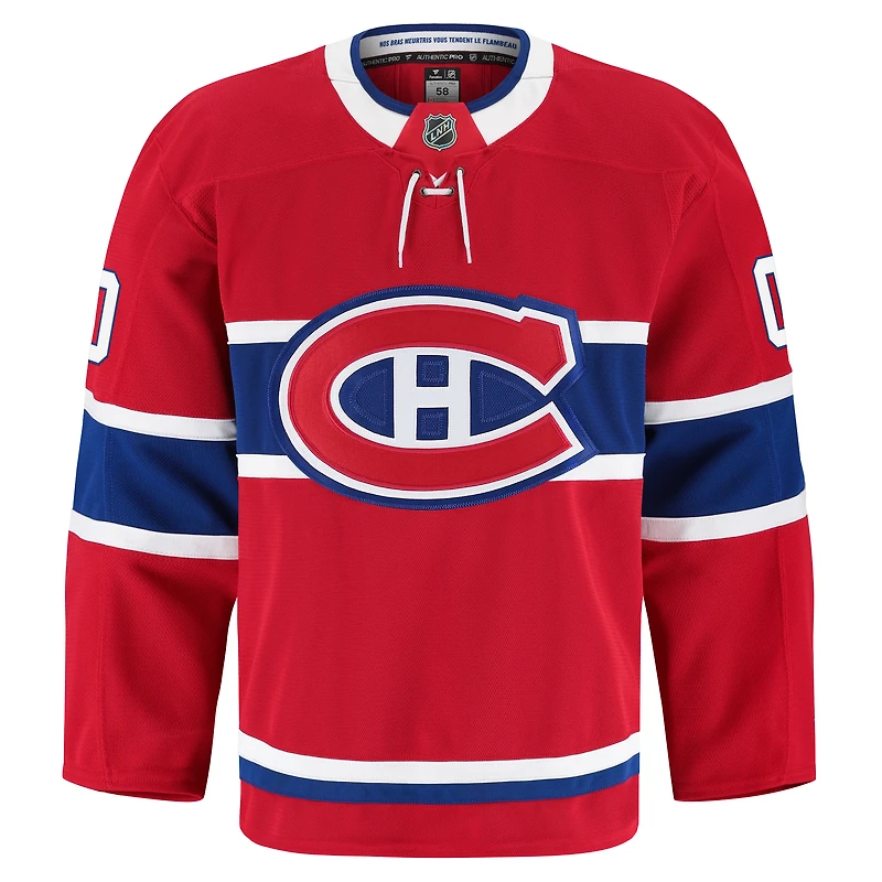Men's Fanatics Red Montreal Canadiens Home Authentic Pro Custom Jersey
