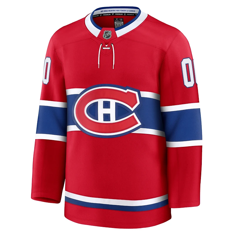 Maillot personnalisé haut de gamme pour homme Fanatics Blanc Canadiens Montréal à l'extérieur