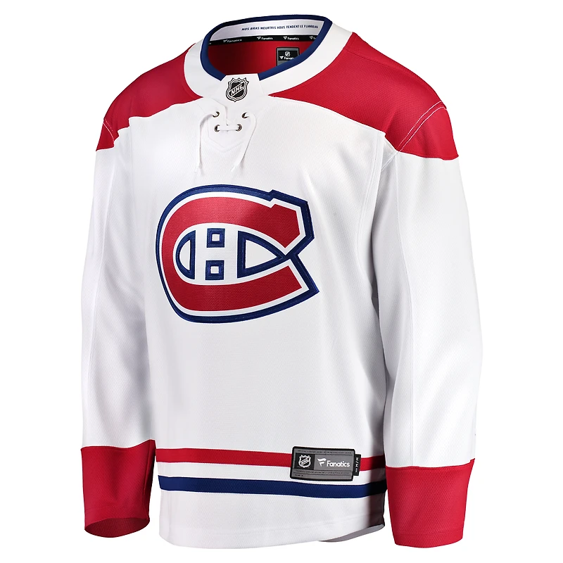 Men's Fanatics White Montreal Canadiens Away Breakaway Jersey