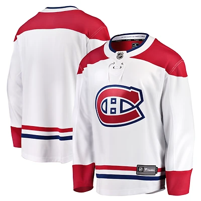Men's Fanatics White Montreal Canadiens Away  Breakaway Jersey