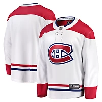 Men's Fanatics White Montreal Canadiens Away  Breakaway Jersey
