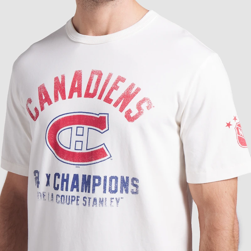 Men's Fanatics White Montreal Canadiens Decades Collection Timeless T-Shirt
