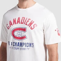 Men's Fanatics White Montreal Canadiens Decades Collection Timeless T-Shirt