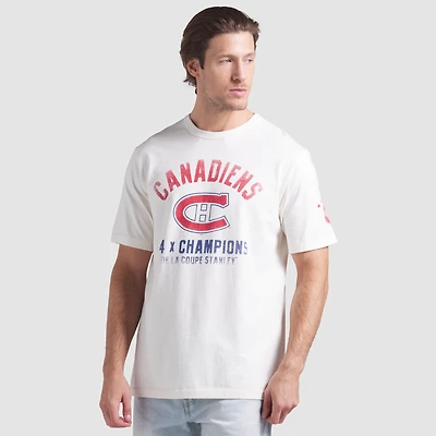 Men's Fanatics White Montreal Canadiens Decades Collection Timeless T-Shirt