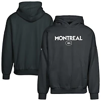 Sweat à capuche noir Contact City Capsule pour homme des Canadiens de Montréal Levelwear