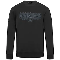 Men's Levelwear  Black Montreal Canadiens Delta Zane Sweatshirt
