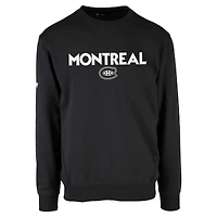 Sweat-shirt à enfiler Zane City Capsule pour homme, noir, des Canadiens de Montréal