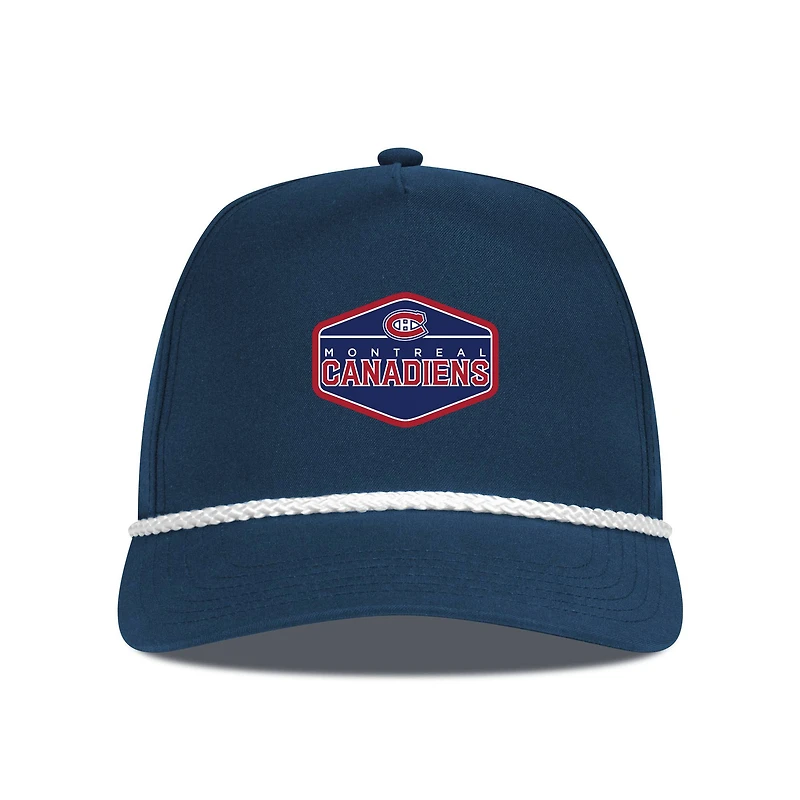 Men's Levelwear Navy Montreal Canadiens Gambit Team Icon Adjustable Hat