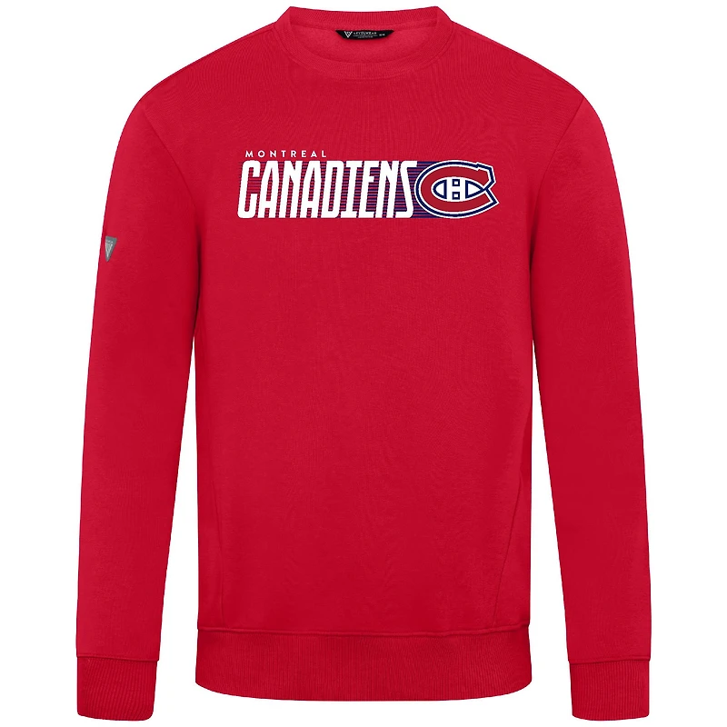 Pull polaire rouge Zane Presto des Canadiens de Montréal Levelwear pour homme