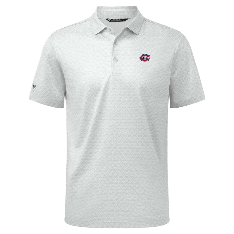 Polo System Insignia Core blanc des Canadiens de Montréal pour homme Levelwear