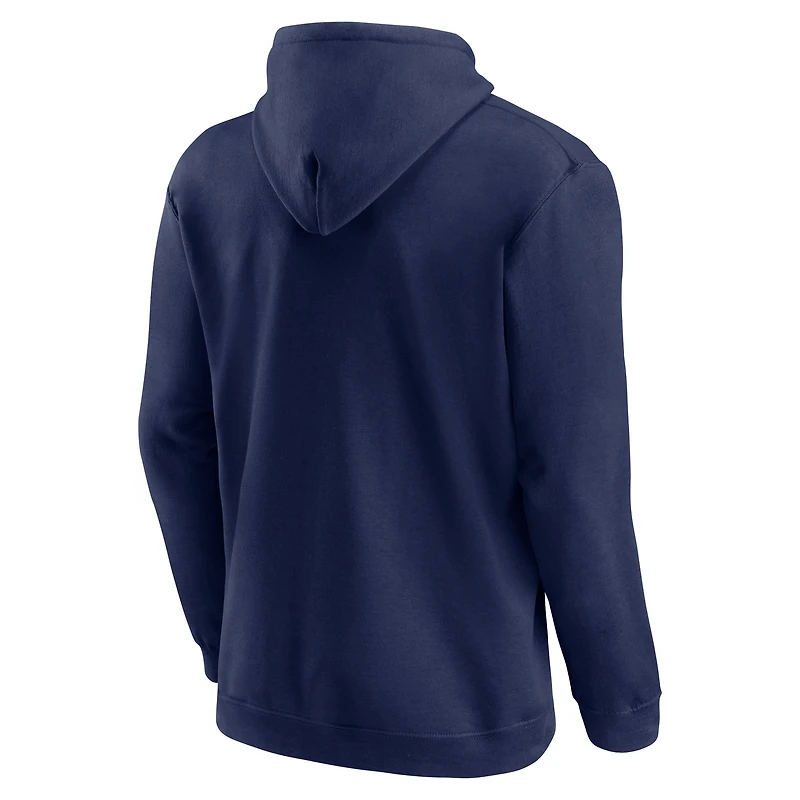 Sweat à capuche essentiel bleu marine avec logo des Canadiens de Montréal pour homme