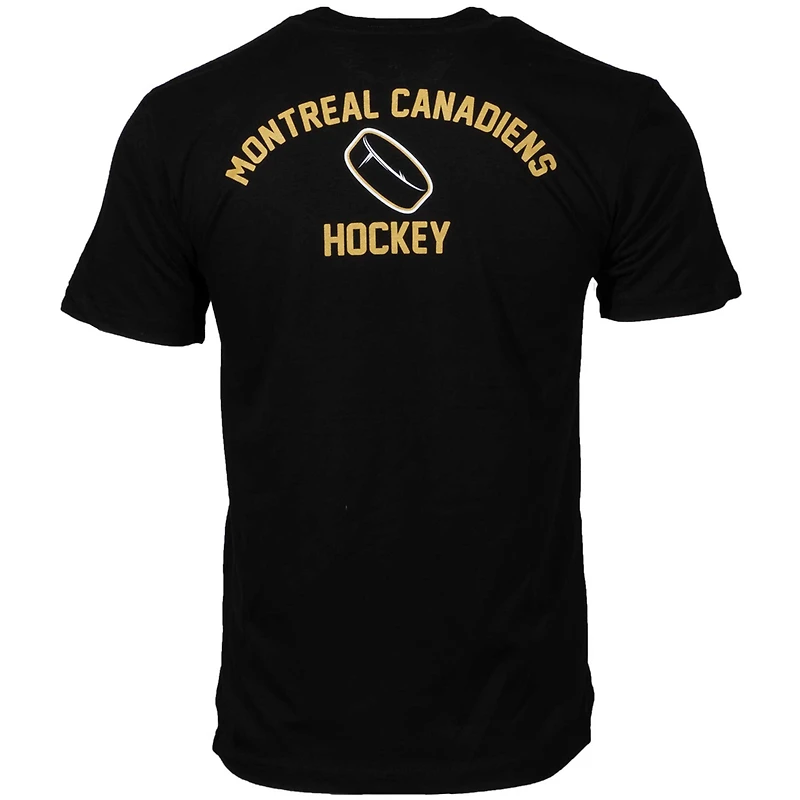 T-shirt noir Mitchell & Ness pour homme avec l'œil du tigre des Canadiens de Montréal