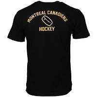 T-shirt noir Mitchell & Ness pour homme avec l'œil du tigre des Canadiens de Montréal