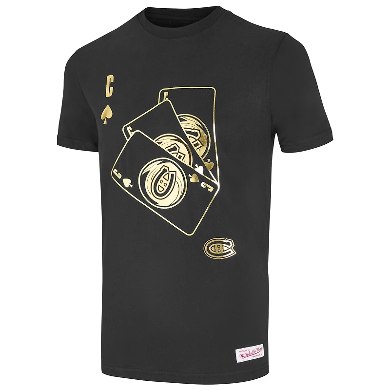 T-shirt Three of a Kind des Canadiens de Montréal Mitchell & Ness pour hommes