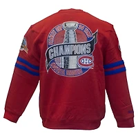 Sweat-shirt bleu Mitchell & Ness pour homme, motif Canadiens de Montréal