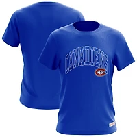 Men's Mitchell & Ness  Blue Montreal Canadiens Logo T-Shirt