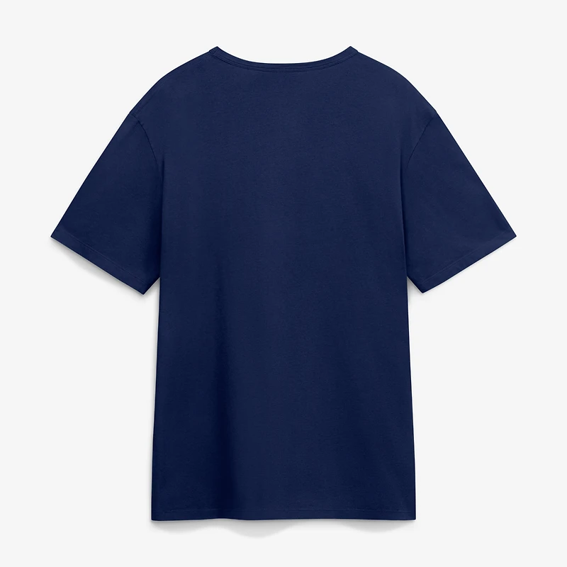 T-shirt homme bleu marine des Canadiens de Montréal, slogan séries éliminatoires la Coupe Stanley 2026