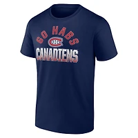Men's  Navy Montreal Canadiens Open Net T-Shirt
