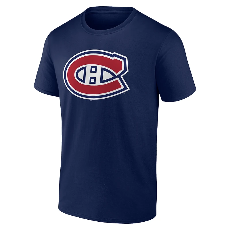 Men's Navy Montreal Canadiens Primary Logo T-Shirt