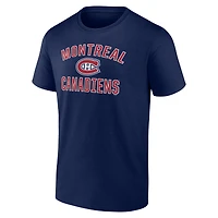 T-shirt bleu marine pour homme avec arche de la victoire des Canadiens Montréal