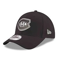 Men's New Era Black Montreal Canadiens 9FORTY Adjustable Hat