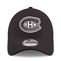 Men's New Era Black Montreal Canadiens 9FORTY Adjustable Hat