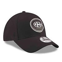 Men's New Era Black Montreal Canadiens 9FORTY Adjustable Hat